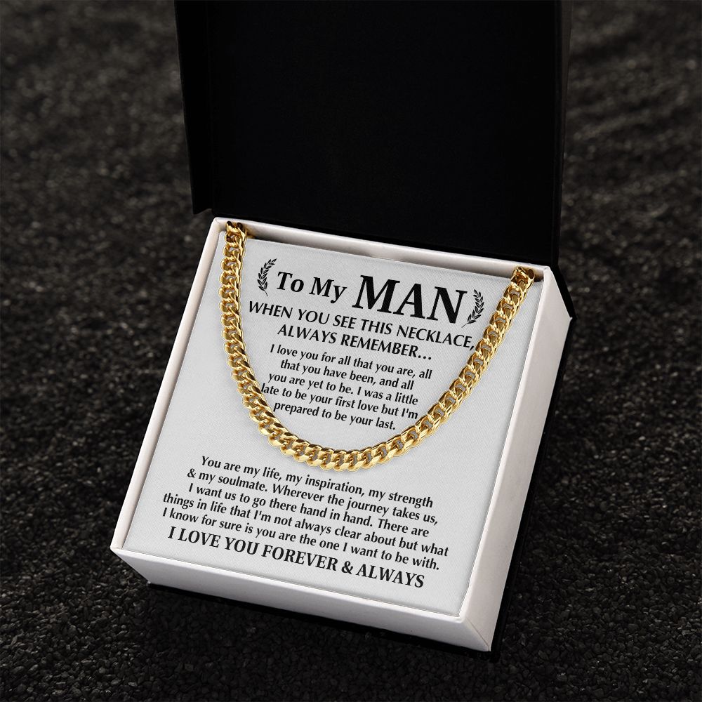 To My Man - Cuban Link Chain