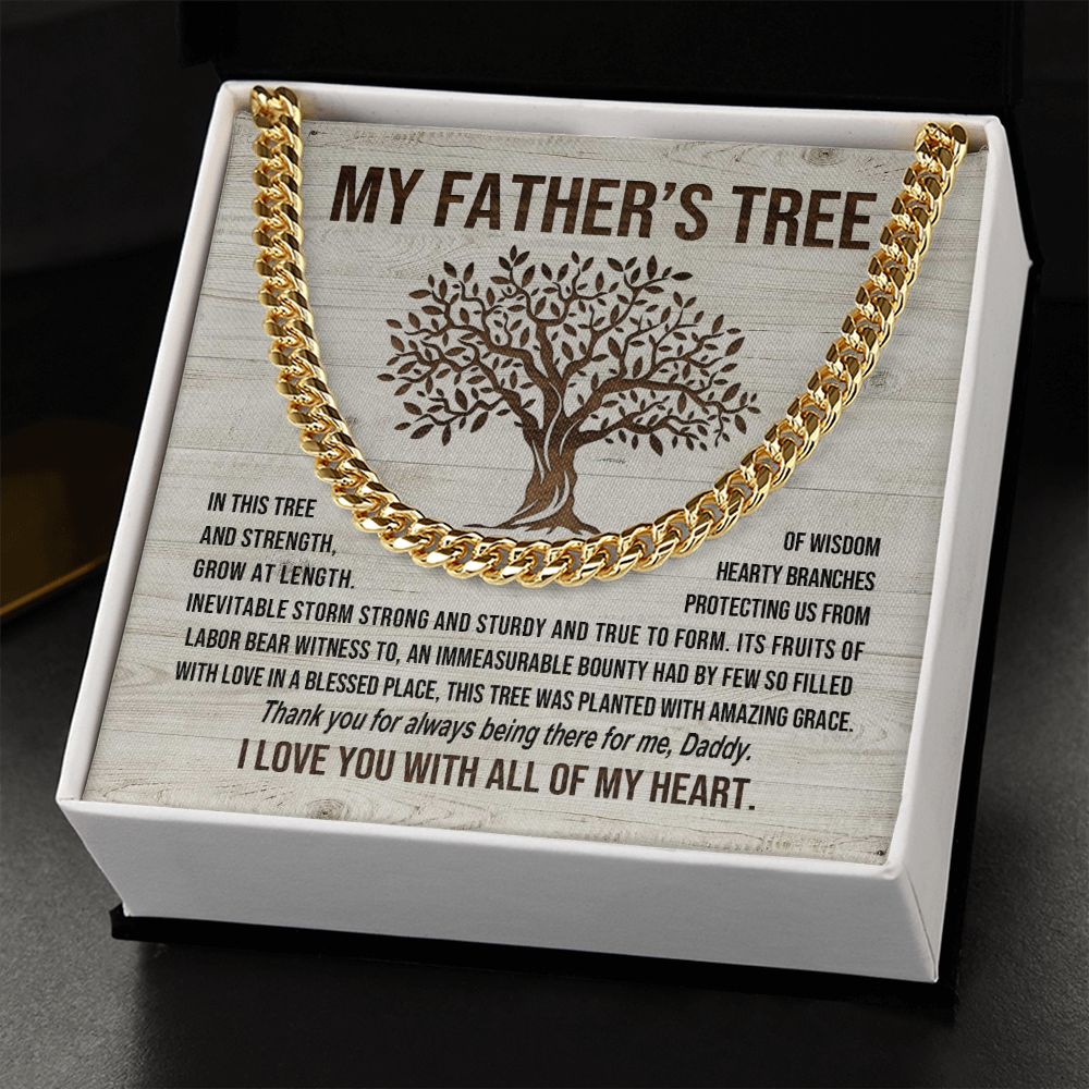 My Father's Tree - Cuban Link Chain