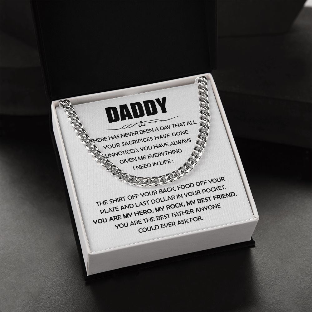Daddy - Given Me Everything - Cuban Link Chain