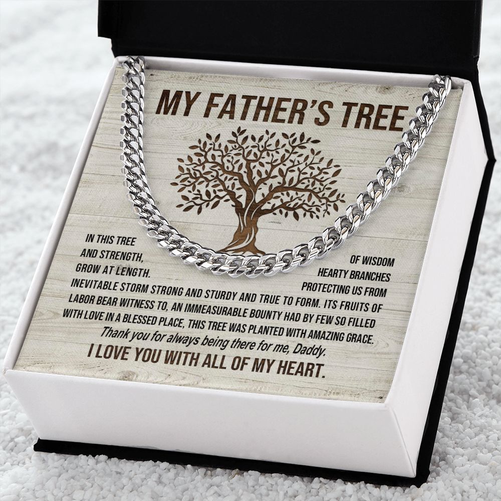 My Father's Tree - Cuban Link Chain