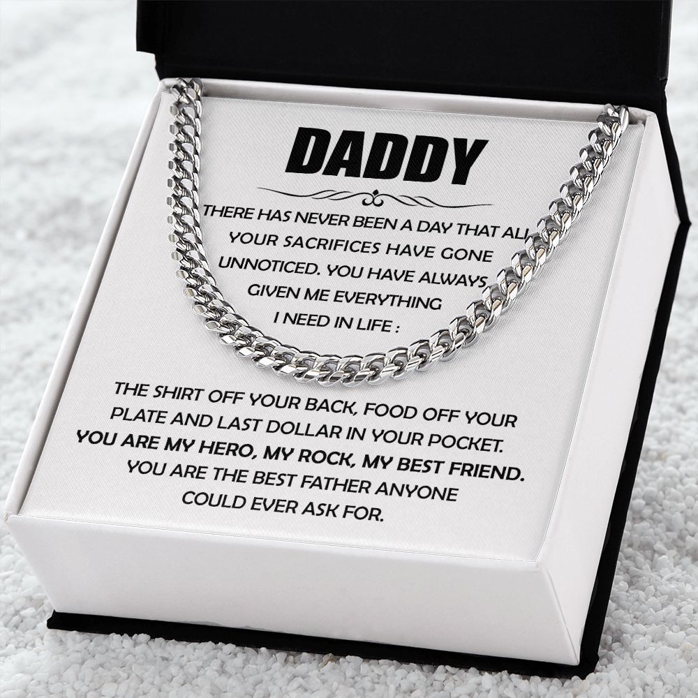 Daddy - Given Me Everything - Cuban Link Chain