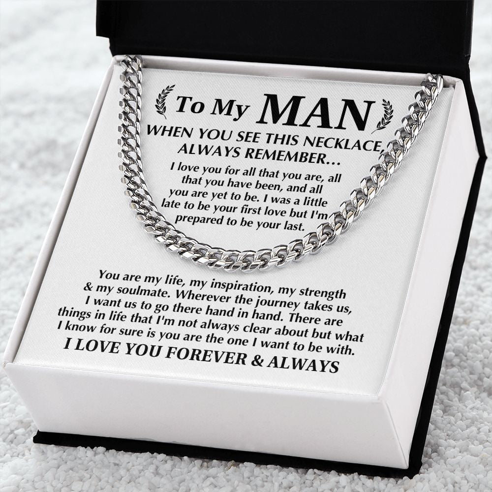 To My Man - Cuban Link Chain