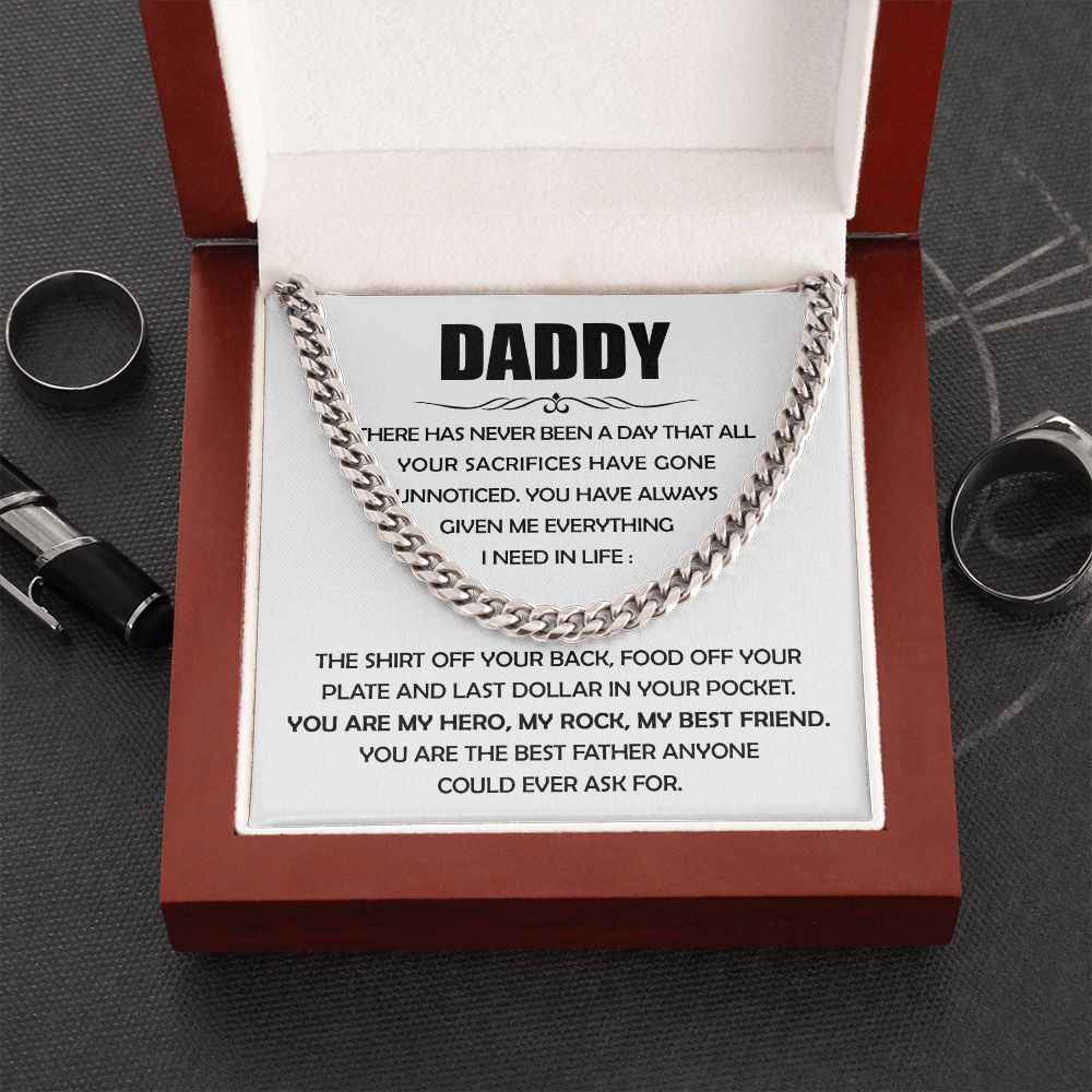 Daddy - Given Me Everything - Cuban Link Chain