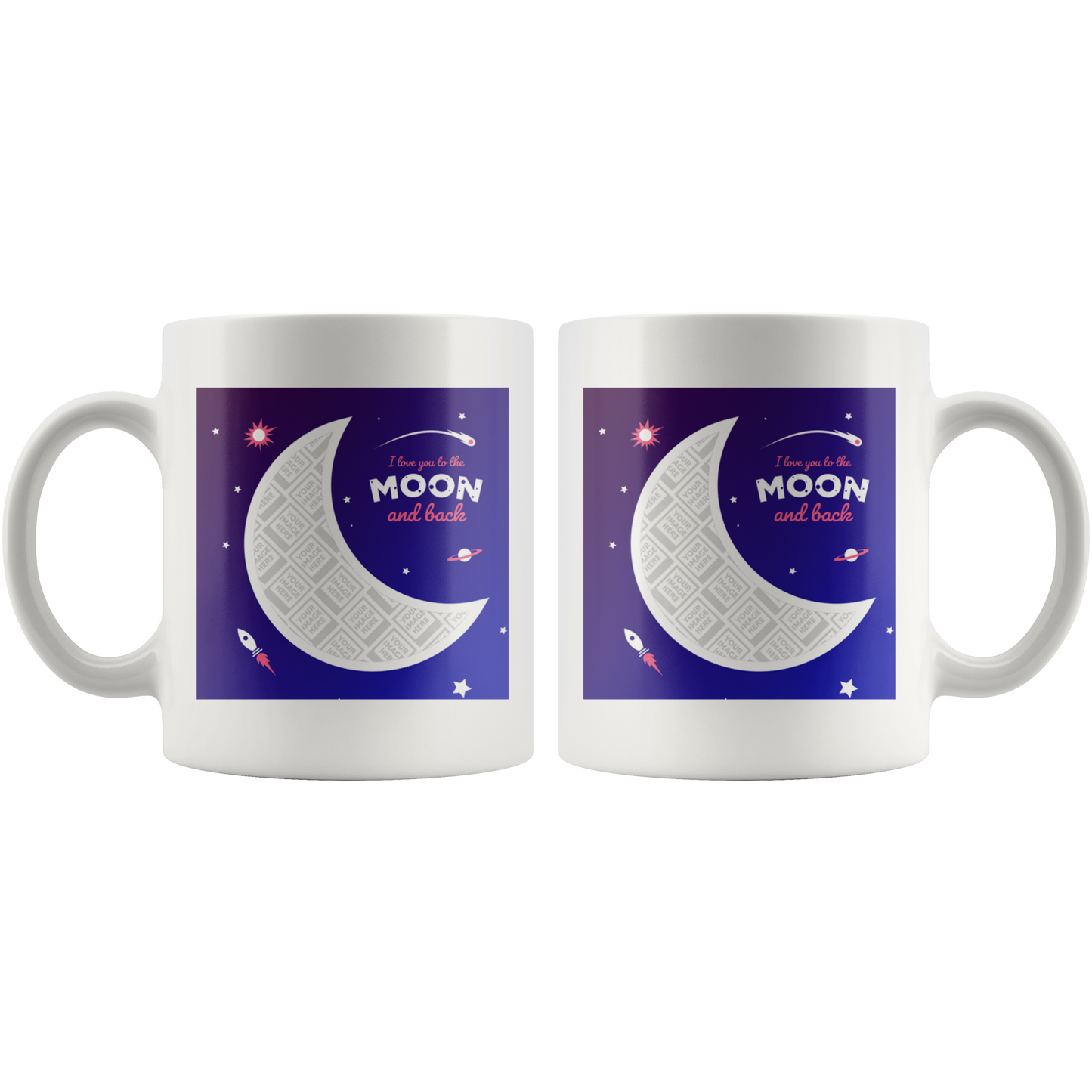 Personalized Mug - To The Moon and Back