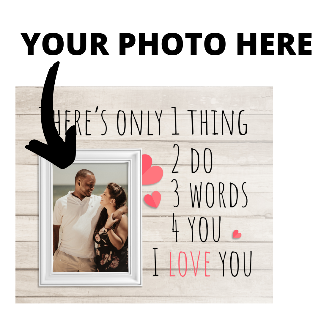 Personalized I LOVE YOU Blanket