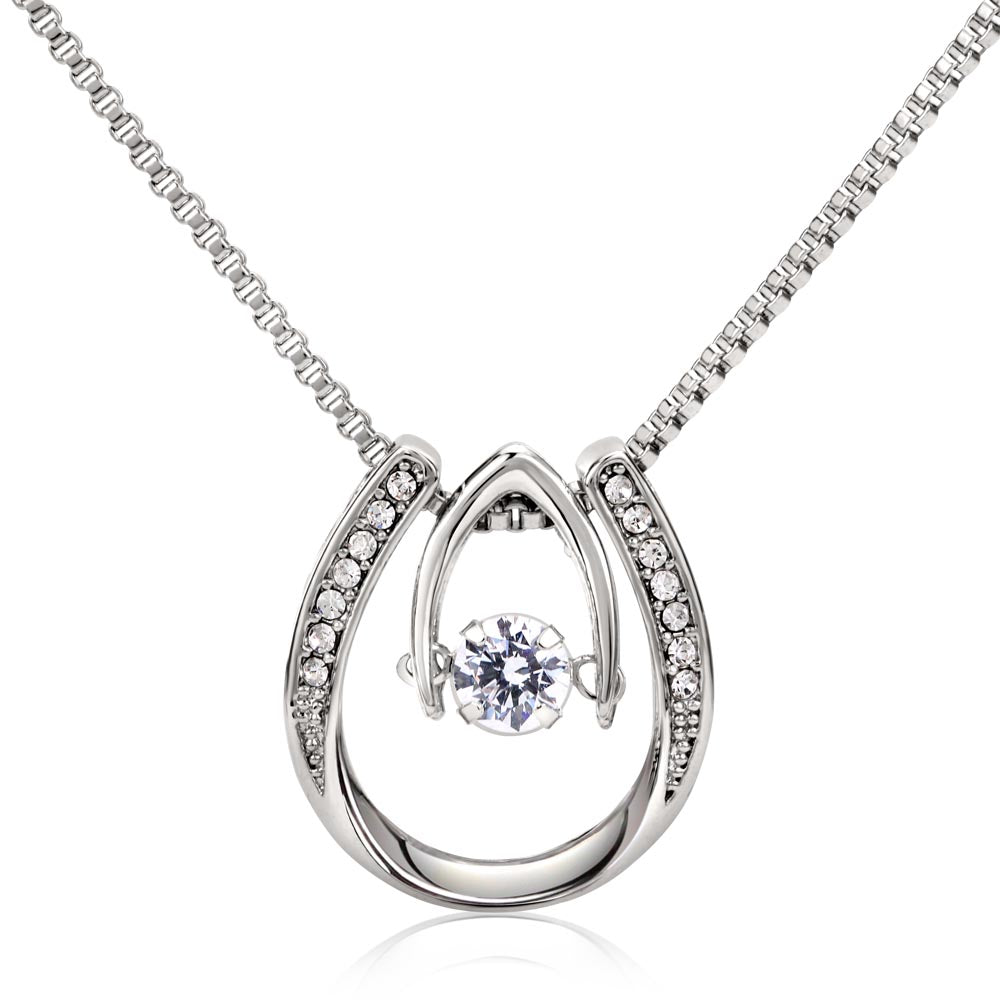 LUCKY To Have You As My Mom Necklace