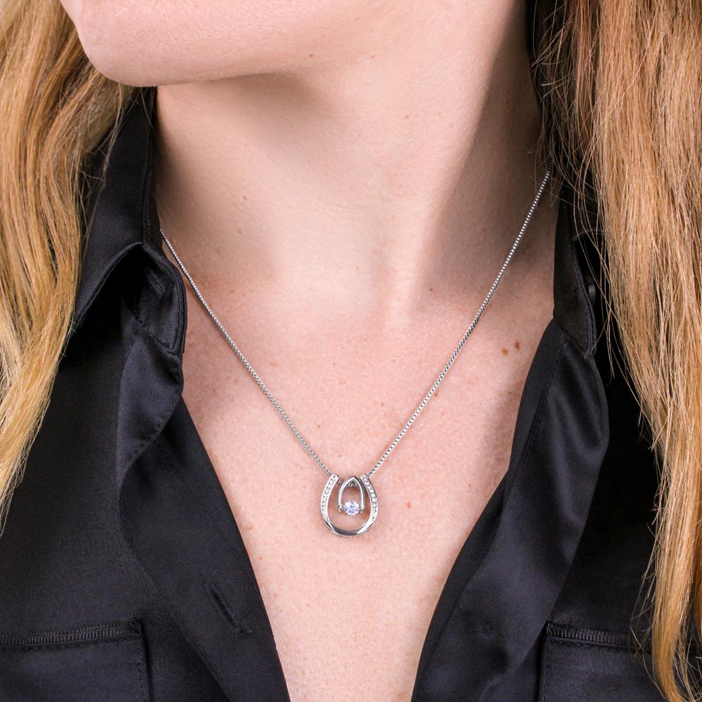 LUCKY To Have You As My Mom Necklace