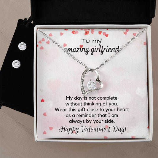 Valentines Day - My Day Is Not Complete Without You - Forever Love Necklace