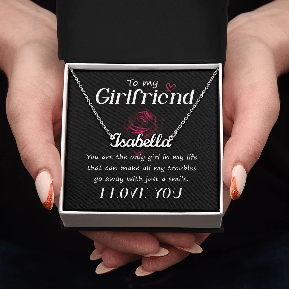 To My Girlfriend - Name necklace