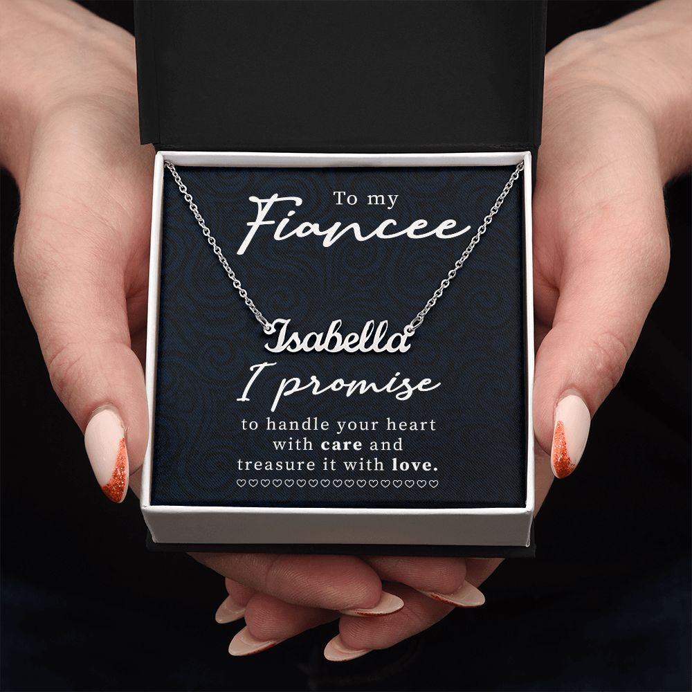 To My Fiancee - Name necklace