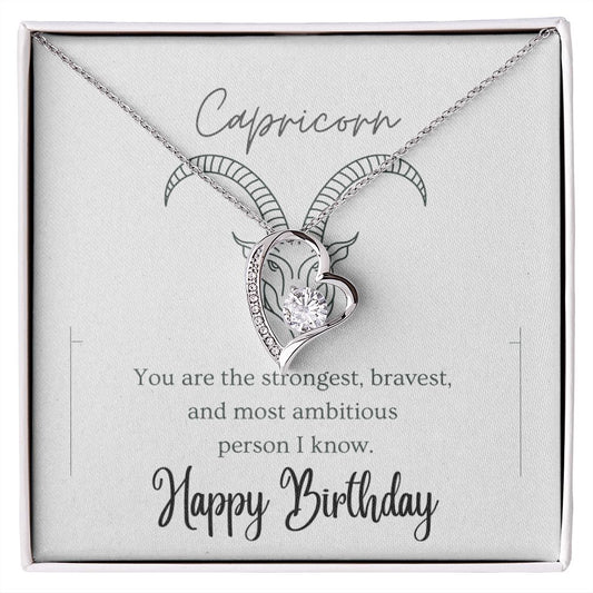 Capricorn Forever Love Necklace