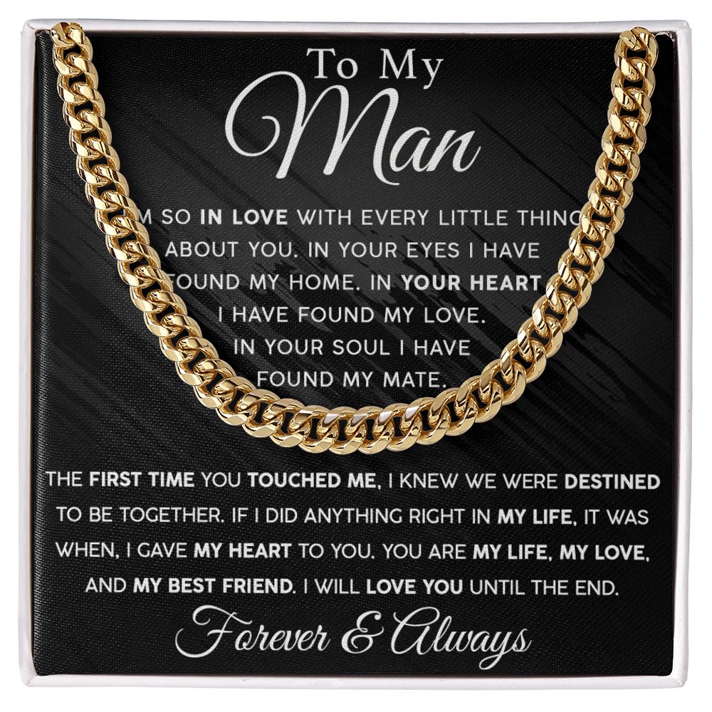 To My Man - Cuban Link Chain