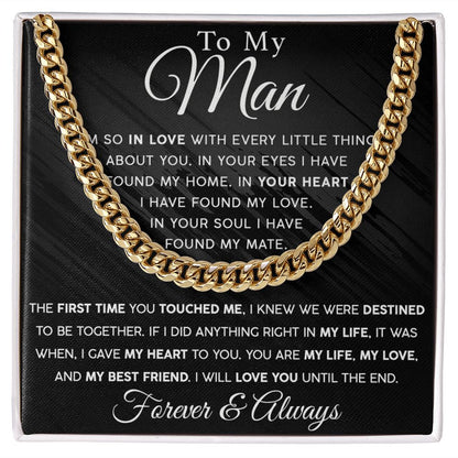 To My Man - Cuban Link Chain