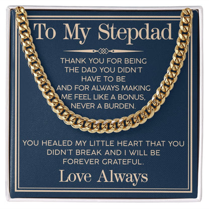 To My Stepdad - Cuban Link Chain