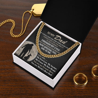 My Forever Hero - Cuban Link Chain (from Daughter)