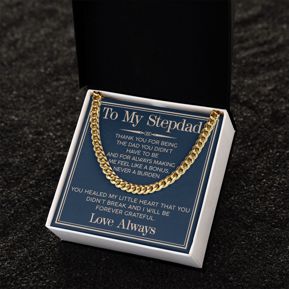 To My Stepdad - Cuban Link Chain