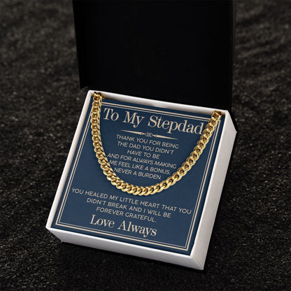 To My Stepdad - Cuban Link Chain