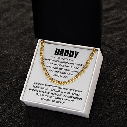 Daddy - Given Me Everything - Cuban Link Chain