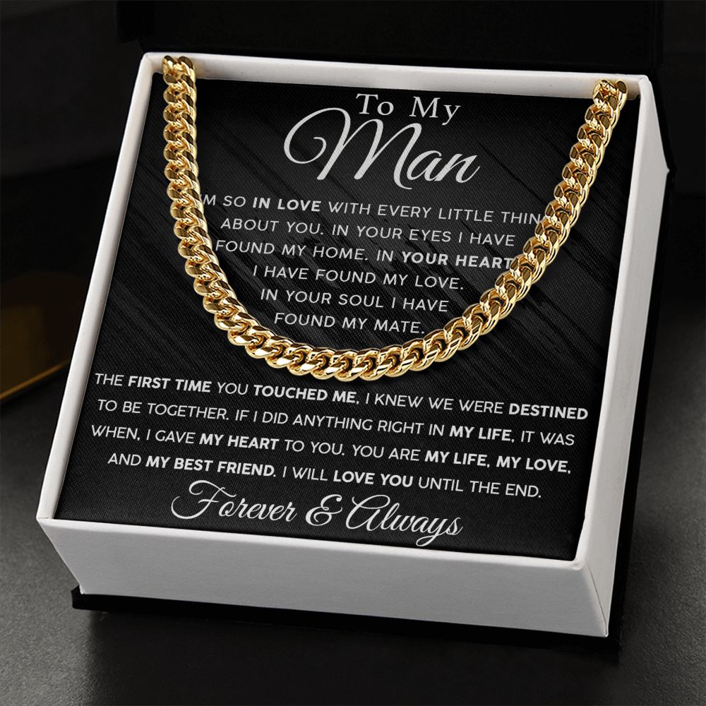 To My Man - Cuban Link Chain