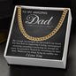 To My Amazing Dad - Cuban Link Chain