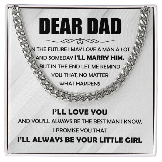 Dear Dad - Cuban Link Chain