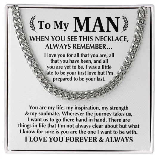 To My Man - Cuban Link Chain