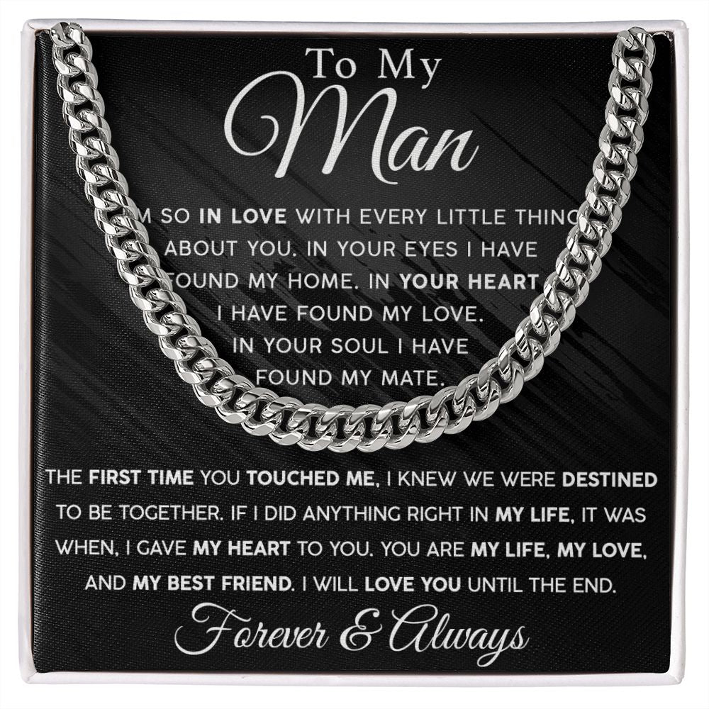 To My Man - Cuban Link Chain
