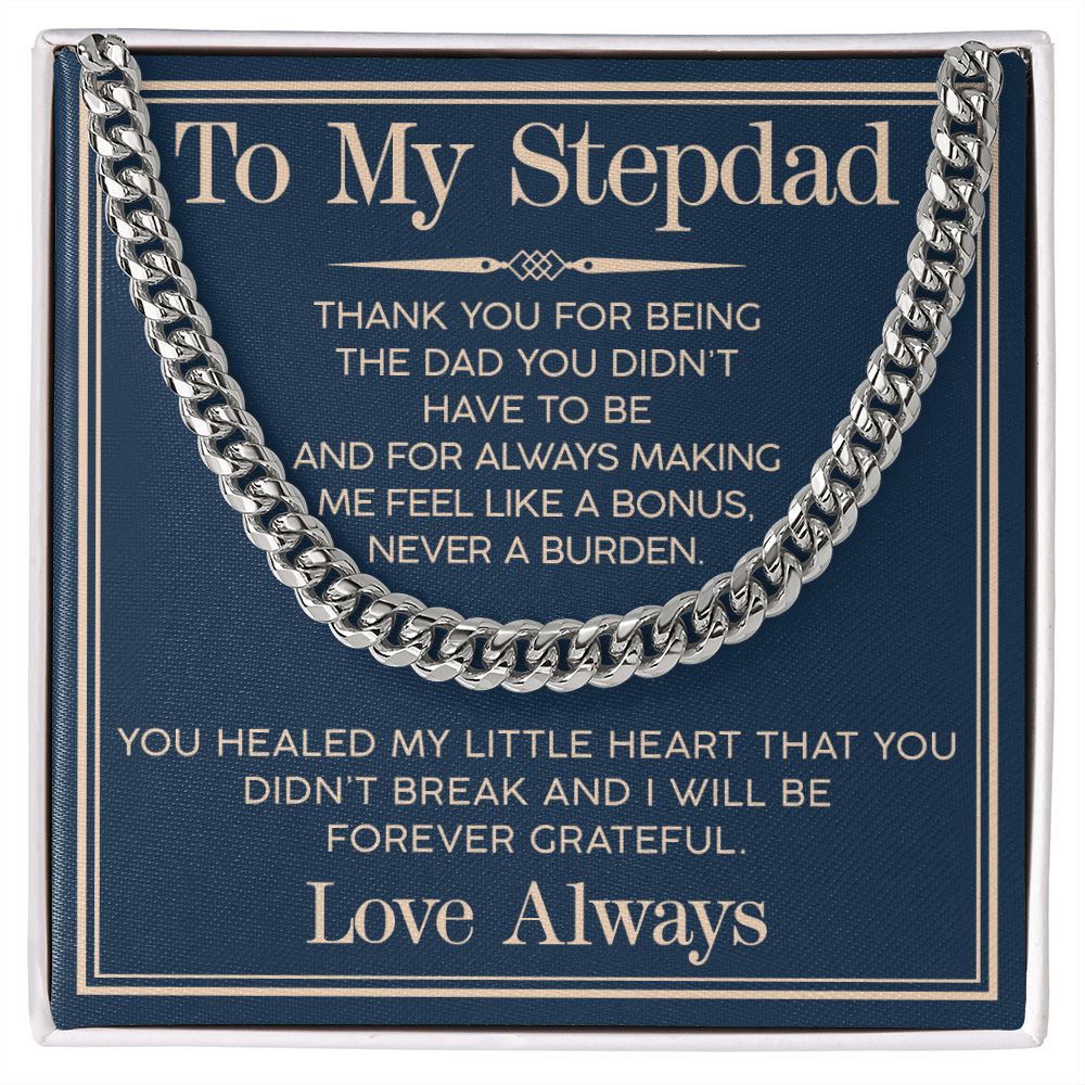 To My Stepdad - Cuban Link Chain