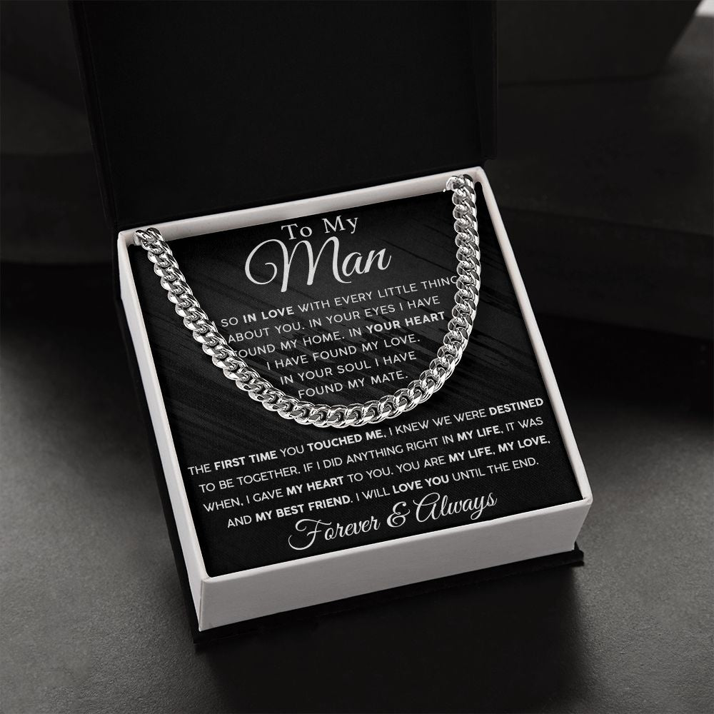 To My Man - Cuban Link Chain
