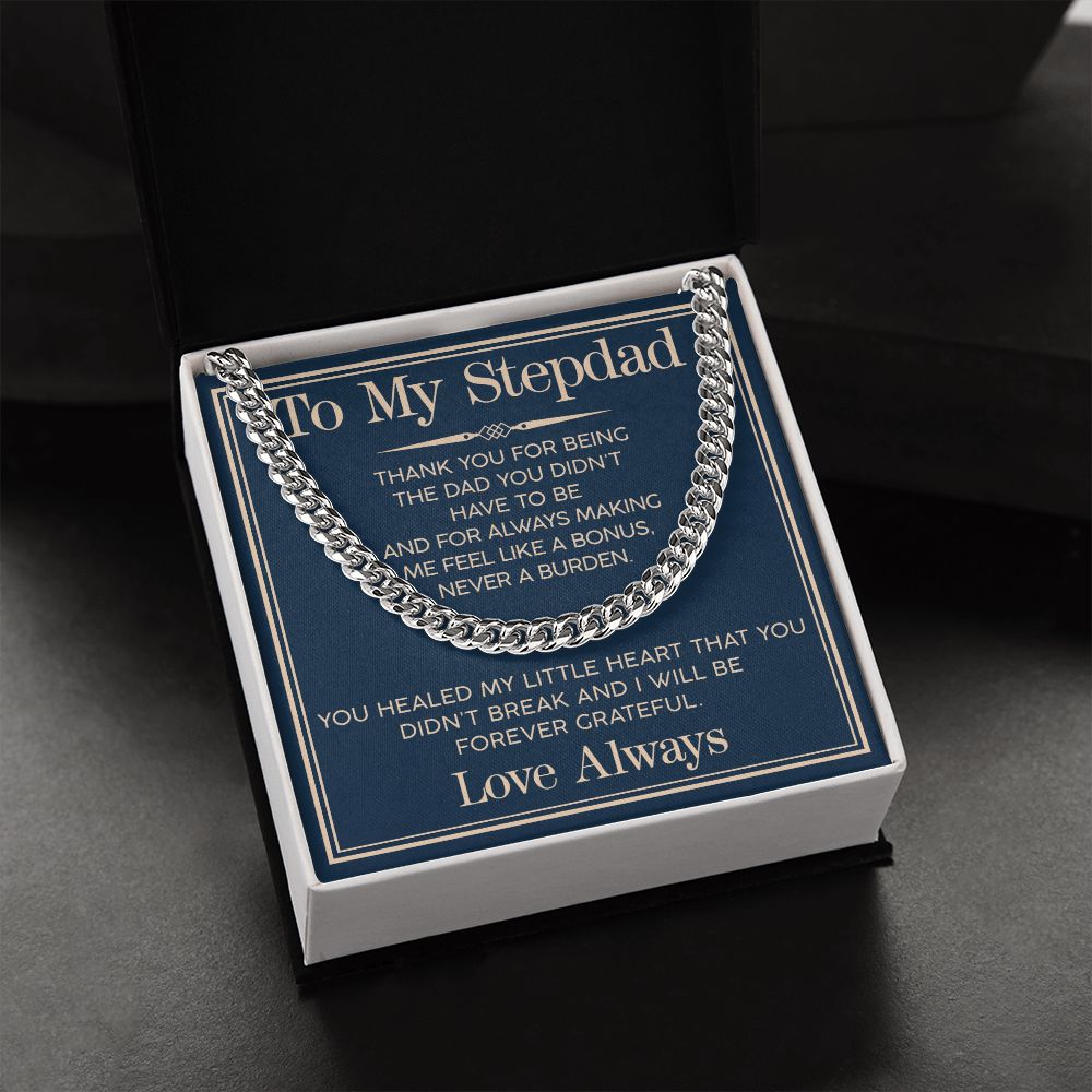 To My Stepdad - Cuban Link Chain