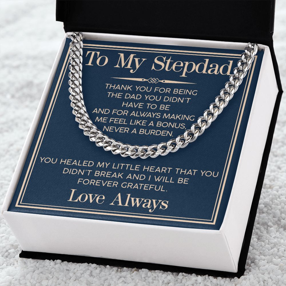 To My Stepdad - Cuban Link Chain