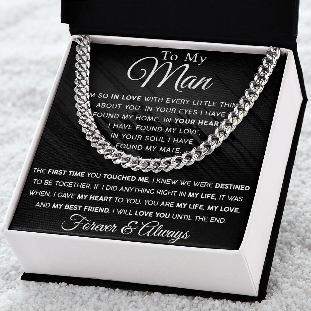 To My Man - Cuban Link Chain