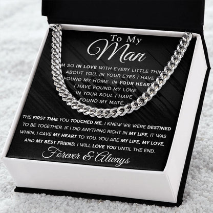 To My Man - Cuban Link Chain