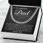 To My Amazing Dad - Cuban Link Chain