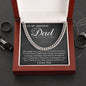 To My Amazing Dad - Cuban Link Chain