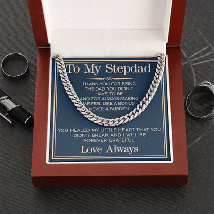 To My Stepdad - Cuban Link Chain