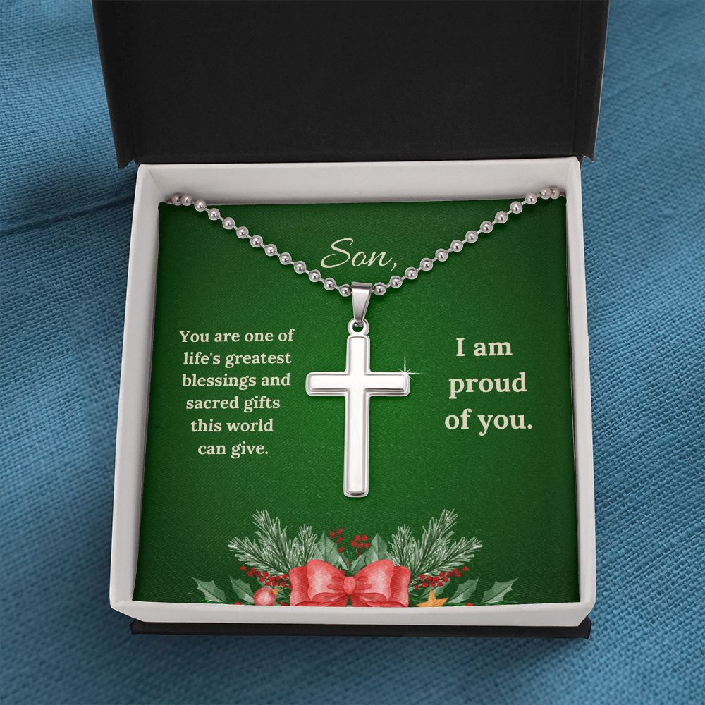 For Son - Christmas Faith Necklace