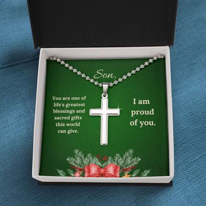 For Son - Christmas Faith Necklace