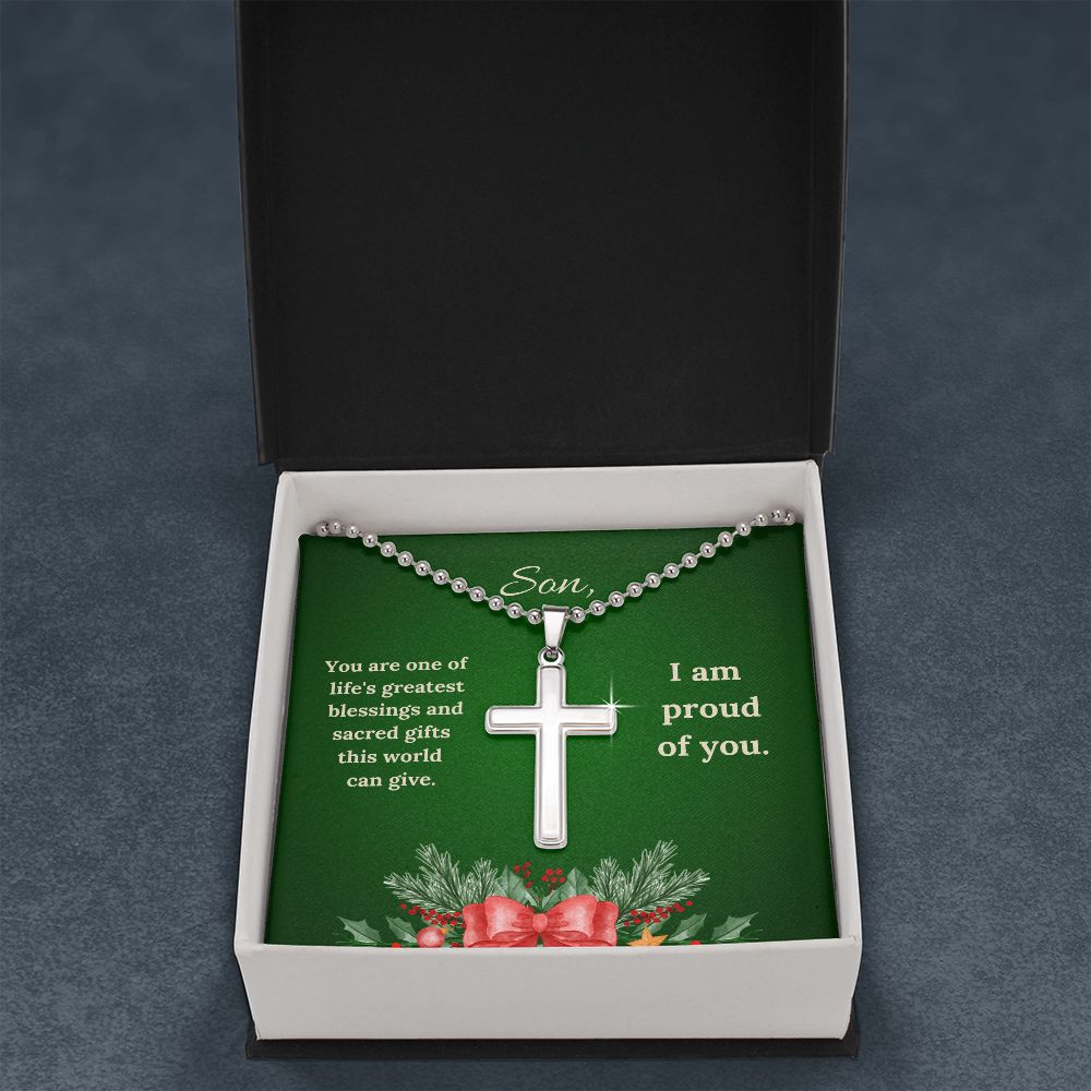 For Son - Christmas Faith Necklace