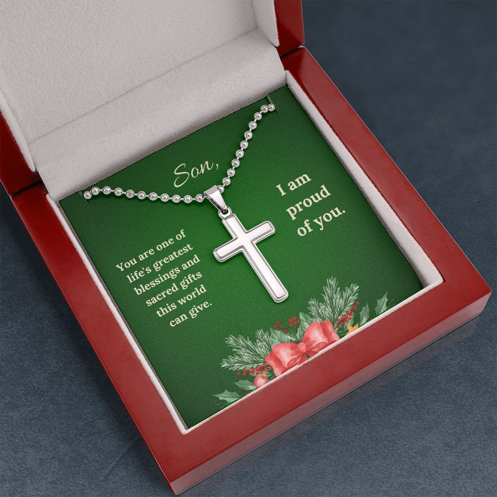 For Son - Christmas Faith Necklace
