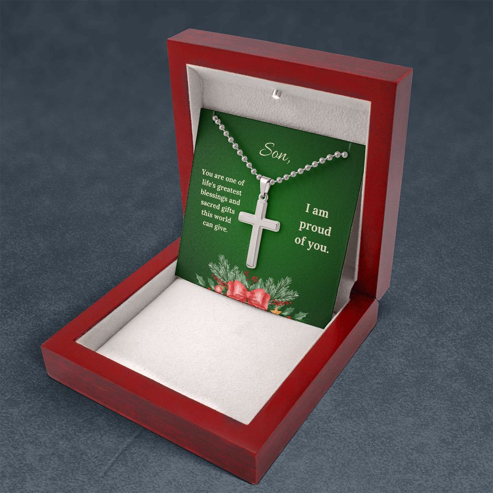 For Son - Christmas Faith Necklace