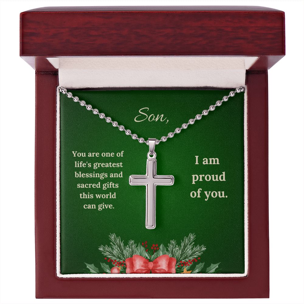 For Son - Christmas Faith Necklace