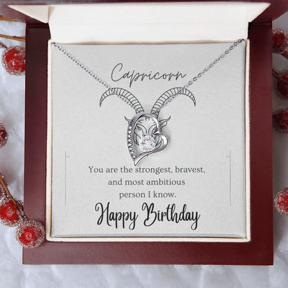 Capricorn Forever Love Necklace