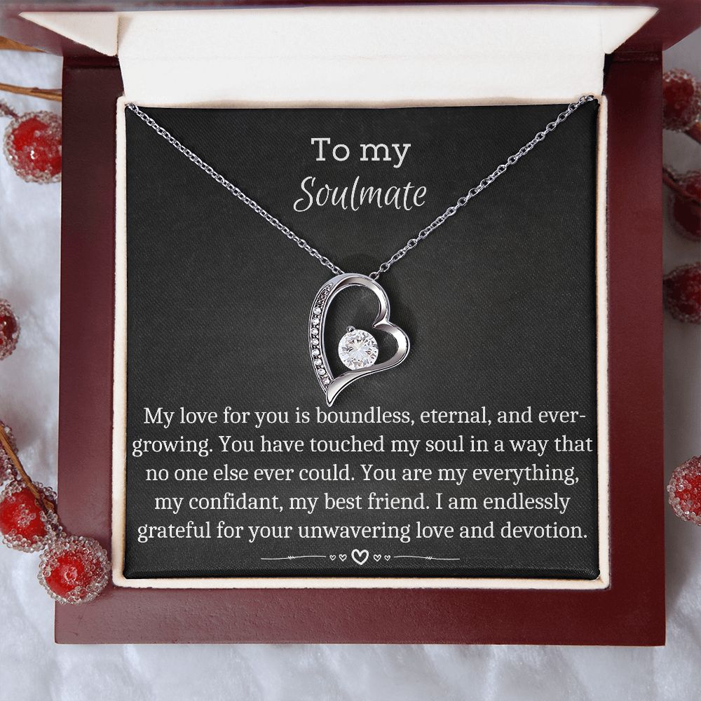 To My Soulmate - Forever Love Necklace