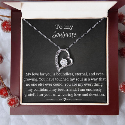 To My Soulmate - Forever Love Necklace