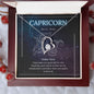 Capricorn Zodiac Forever Love Necklace Template