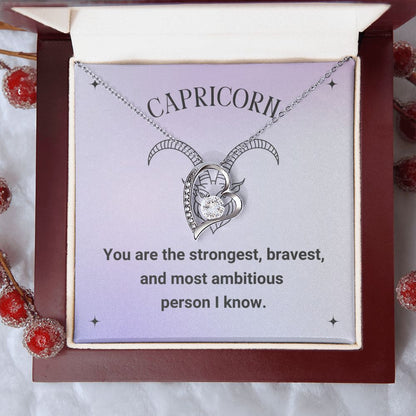 Capricorn Forever Love Necklace