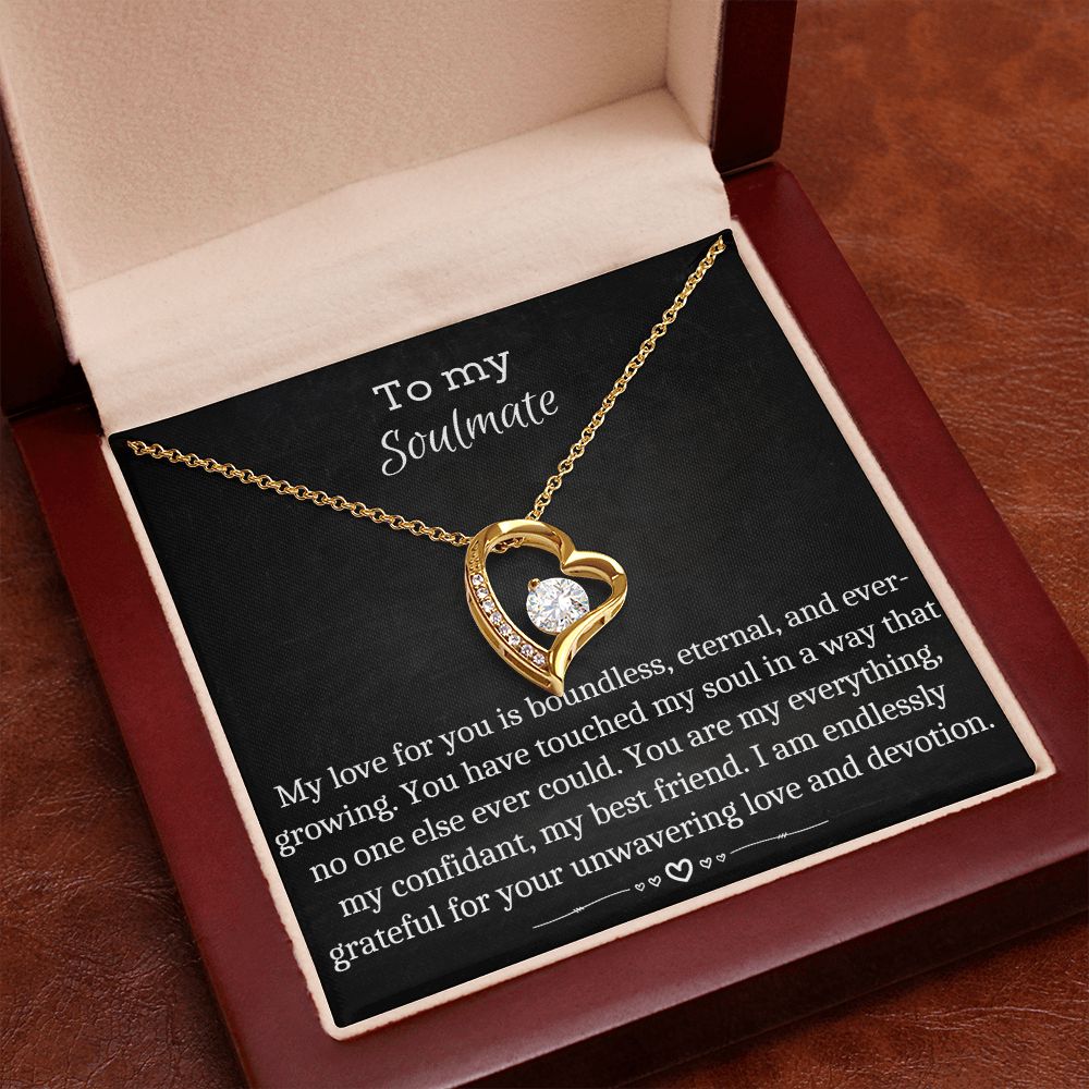 To My Soulmate - Forever Love Necklace