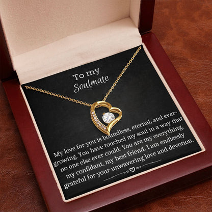 To My Soulmate - Forever Love Necklace