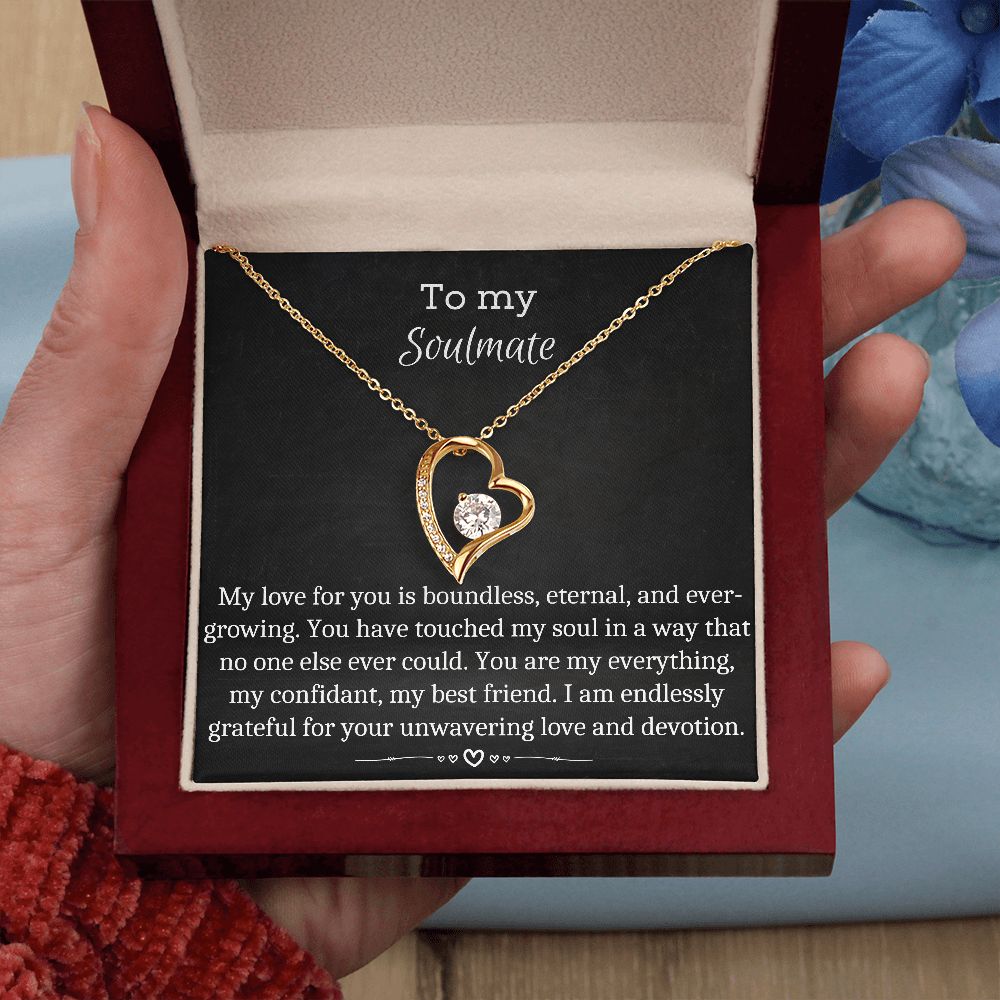 To My Soulmate - Forever Love Necklace